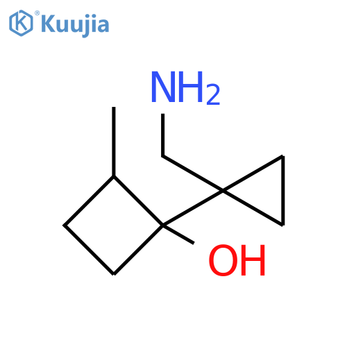 Cyclobutanol, 1-[1-(aminomethyl)cyclopropyl]-2-methyl- structure