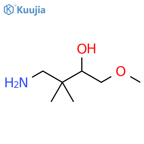2-Butanol, 4-amino-1-methoxy-3,3-dimethyl- structure