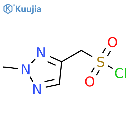 2H-1,2,3-Triazole-4-methanesulfonyl chloride, 2-methyl- structure