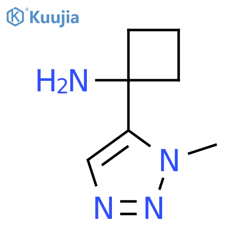 1-(1-methyl-1H-1,2,3-triazol-5-yl)cyclobutan-1-amine structure