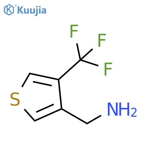 3-Thiophenemethanamine, 4-(trifluoromethyl)- structure