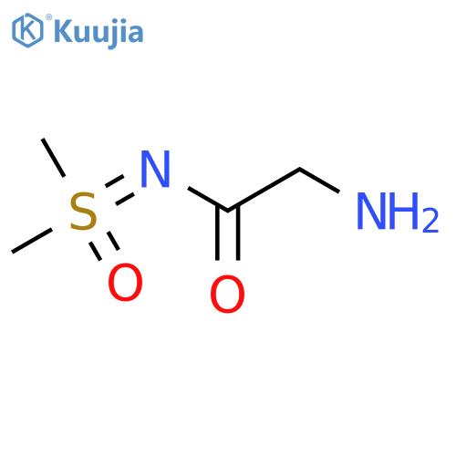 2-Amino-n-[dimethyl(oxo)-$l^{6}-sulfanylidene]acetamide structure
