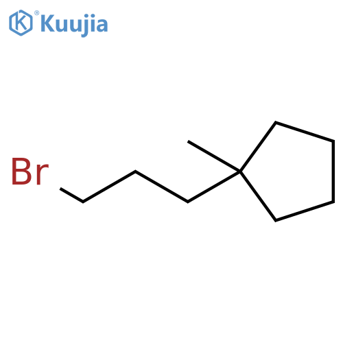 Cyclopentane, 1-(3-bromopropyl)-1-methyl- structure