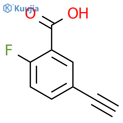 5-Ethynyl 2-fluoro-benzoic acid structure