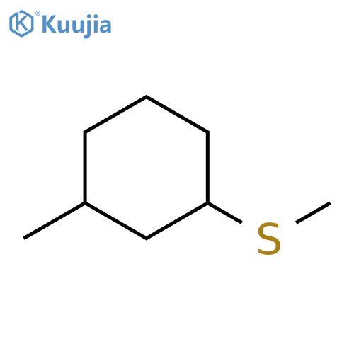 1-Methyl-3-(methylthio)cyclohexane structure