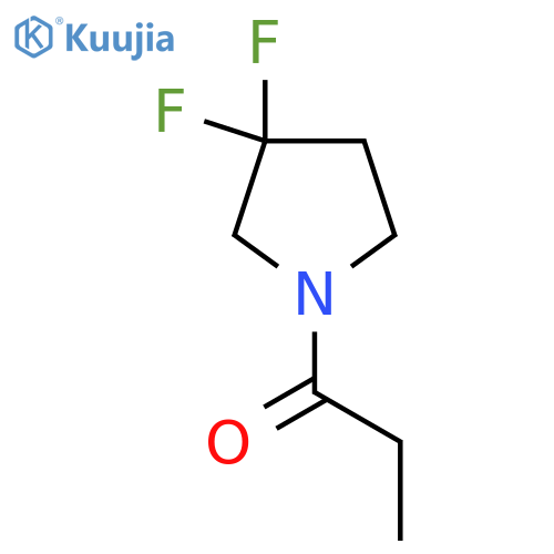1-(3,3-Difluoropyrrolidin-1-yl)propan-1-one structure