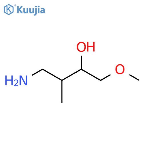 2-Butanol, 4-amino-1-methoxy-3-methyl- structure