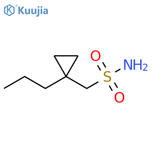 Cyclopropanemethanesulfonamide, 1-propyl- structure
