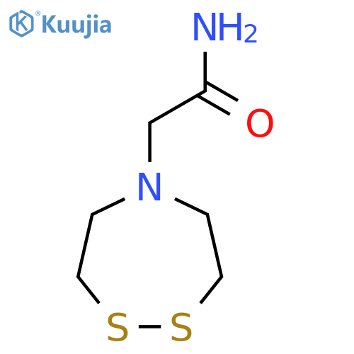 2-(1,2,5-Dithiazepan-5-yl)acetamide structure