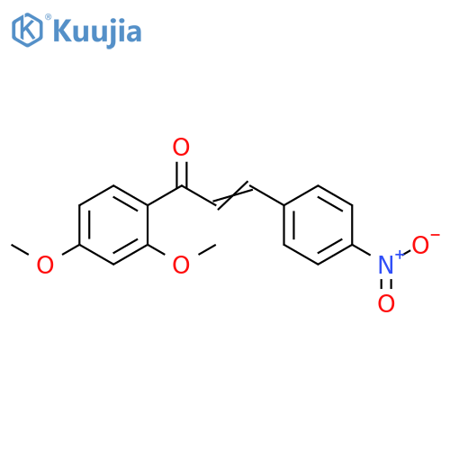 2-Propen-1-one, 1-(2,4-dimethoxyphenyl)-3-(4-nitrophenyl)- structure
