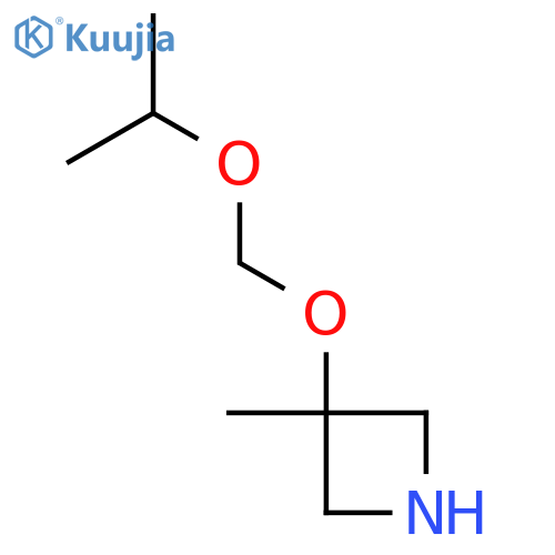 3-Methyl-3-[(propan-2-yloxy)methoxy]azetidine structure