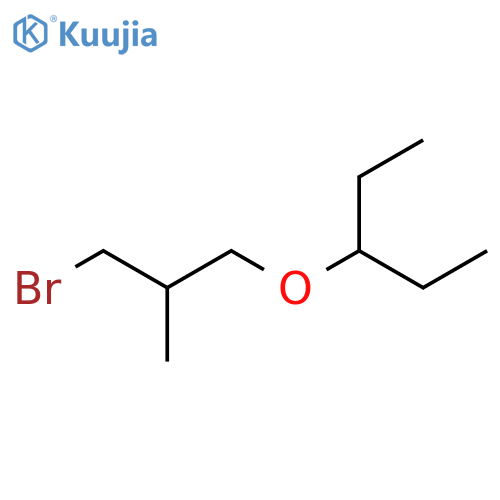 Pentane, 3-(3-bromo-2-methylpropoxy)- structure