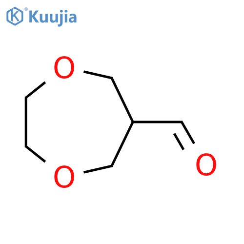 [1,4]Dioxepane-6-carbaldehyde structure