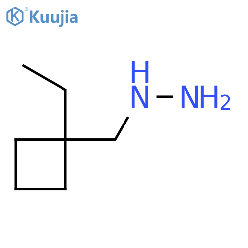 [(1-Ethylcyclobutyl)methyl]hydrazine structure