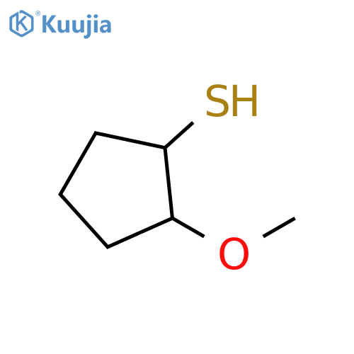 Cyclopentanethiol, 2-methoxy- structure