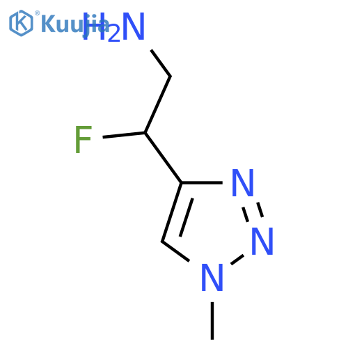 2-fluoro-2-(1-methyl-1H-1,2,3-triazol-4-yl)ethan-1-amine structure
