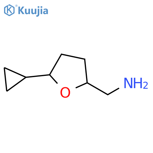 (5-cyclopropyloxolan-2-yl)methanamine structure
