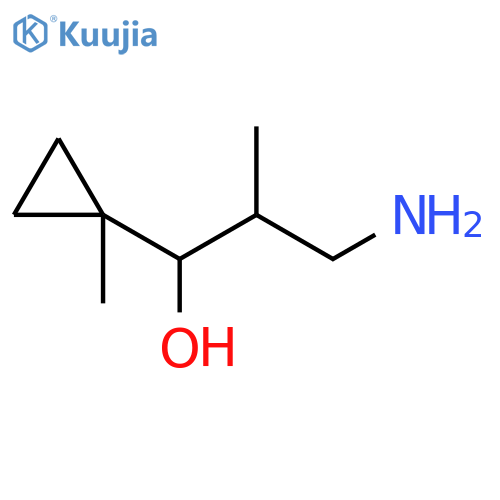 Cyclopropanemethanol, α-(2-amino-1-methylethyl)-1-methyl- structure