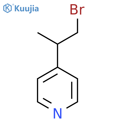 4-(1-Bromopropan-2-yl)pyridine structure
