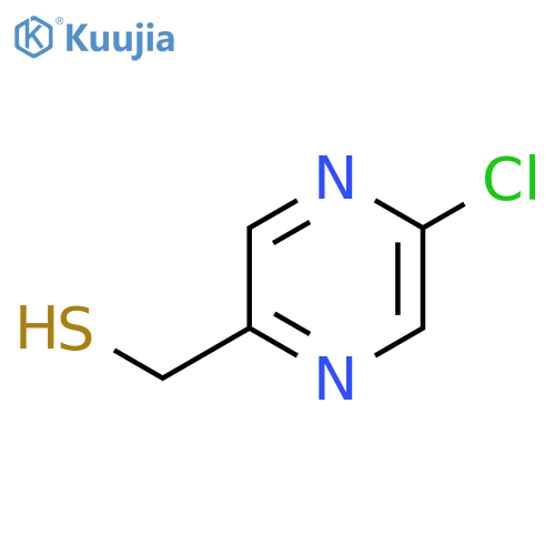 (5-Chloropyrazin-2-yl)methanethiol structure