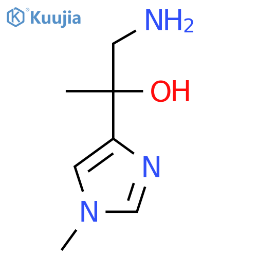 1-Amino-2-(1-methyl-1h-imidazol-4-yl)propan-2-ol structure