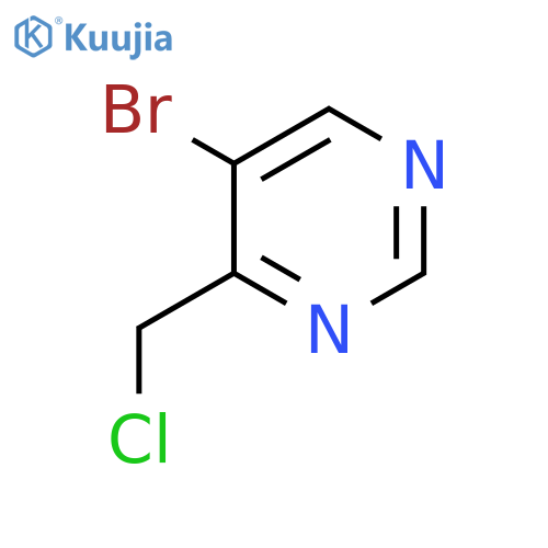 5-Bromo-4-(chloromethyl)pyrimidine structure