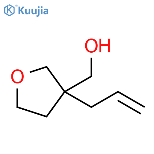 3-Furanmethanol, tetrahydro-3-(2-propen-1-yl)- structure