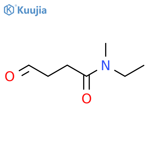 N-ethyl-N-methyl-4-oxobutanamide structure