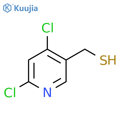 (4,6-Dichloropyridin-3-yl)methanethiol structure