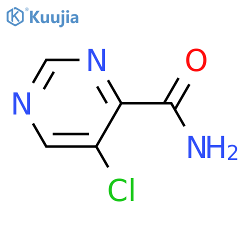 5-Chloropyrimidine-4-carboxamide structure