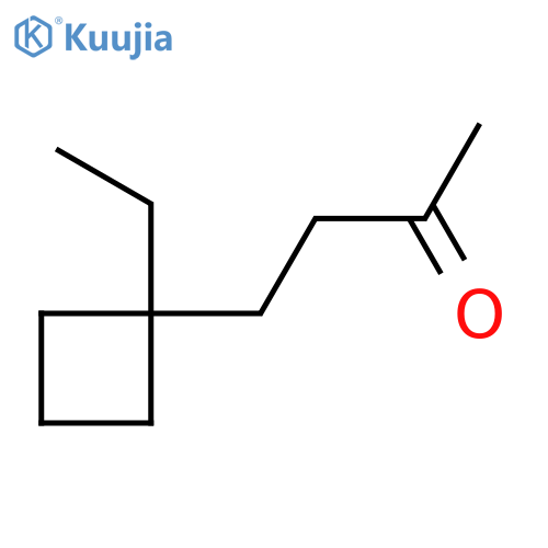 4-(1-Ethylcyclobutyl)butan-2-one structure