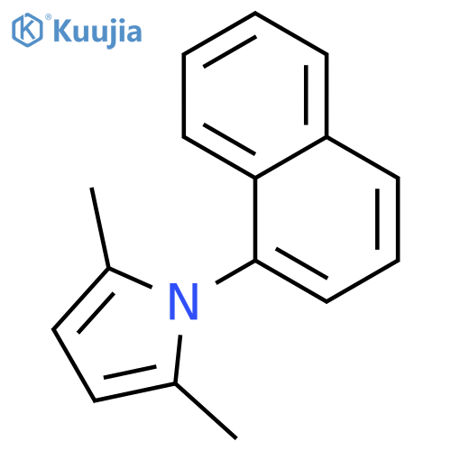 2,5-dimethyl-1-(1-naphthalenyl)-1H-Pyrrole structure