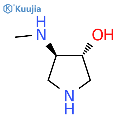 (3R,4R)-4-(Methylamino)pyrrolidin-3-ol structure