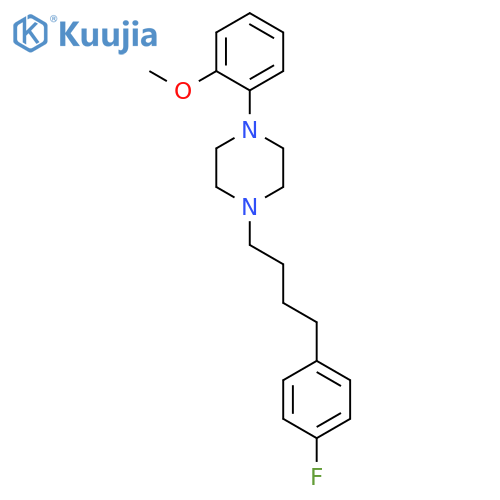 Piperazine, 1-[4-(4-fluorophenyl)butyl]-4-(2-methoxyphenyl)- structure