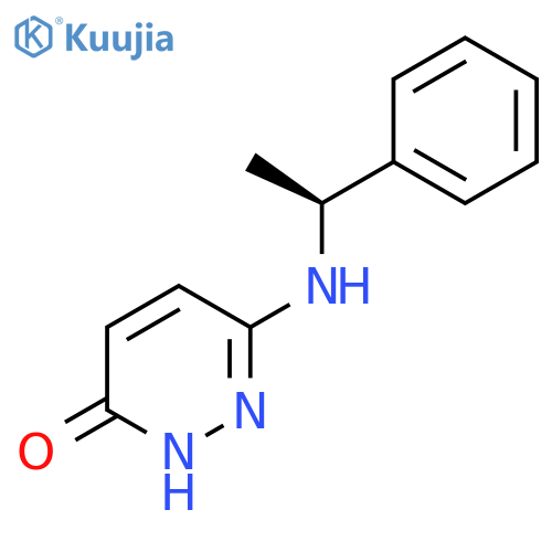 (S)-6-((1-Phenylethyl)amino)pyridazin-3-ol structure