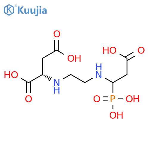 Aspartic acid, N-[2-[(2-carboxy-1-phosphonoethyl)amino]ethyl]- structure