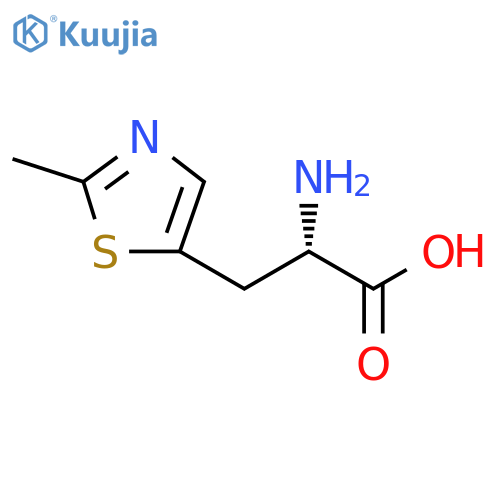 5-Thiazolepropanoic acid, α-amino-2-methyl-, (αS)- structure