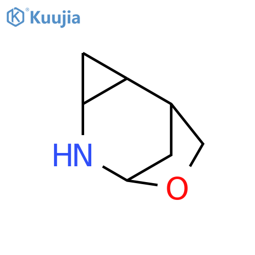 7-Oxa-5-azatricyclo[4.2.1.02,4]nonane(9CI) structure