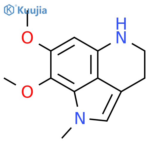 Pyrrolo[4,3,2-de]quinoline, 1,3,4,5-tetrahydro-7,8-dimethoxy-1-methyl- structure