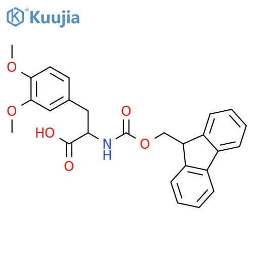 Fmoc-3,4-dimethoxy-L-phenylalanine structure
