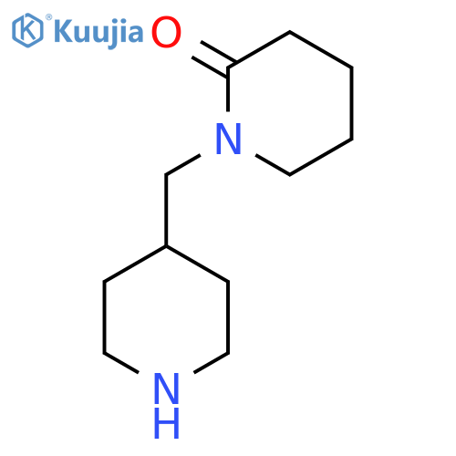 1-[(piperidin-4-yl)methyl]piperidin-2-one structure