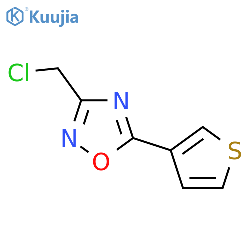 3-(Chloromethyl)-5-(3-thienyl)-1,2,4-oxadiazole structure