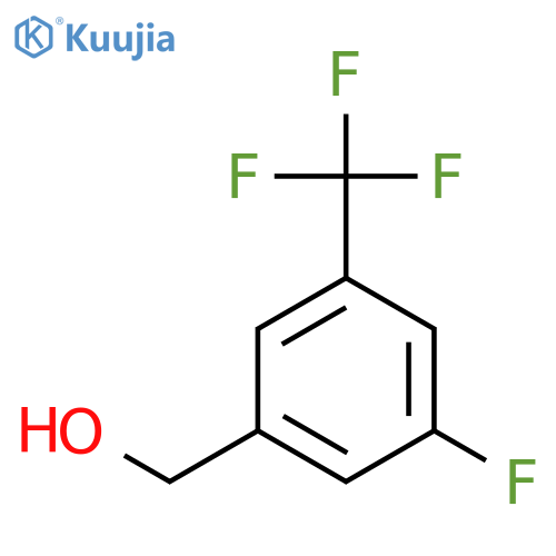 [3-fluoro-5-(trifluoromethyl)phenyl]methanol structure