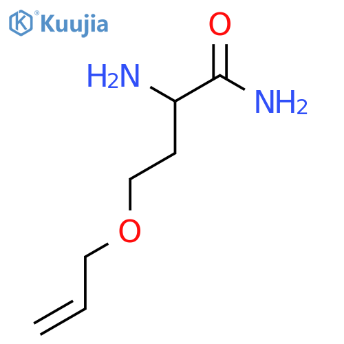 2-Amino-4-(prop-2-en-1-yloxy)butanamide structure