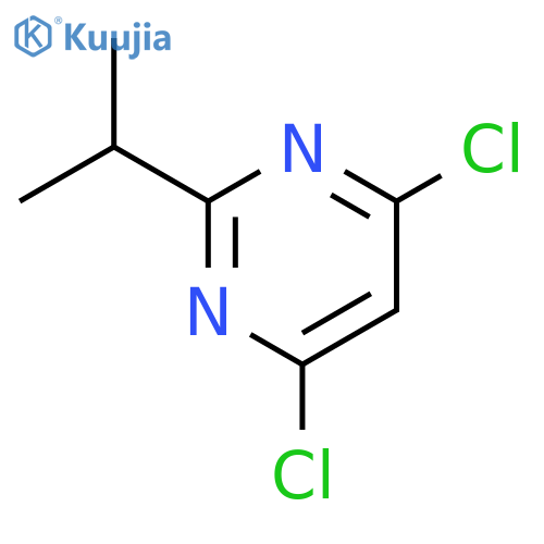 4,6-dichloro-2-(propan-2-yl)pyrimidine structure