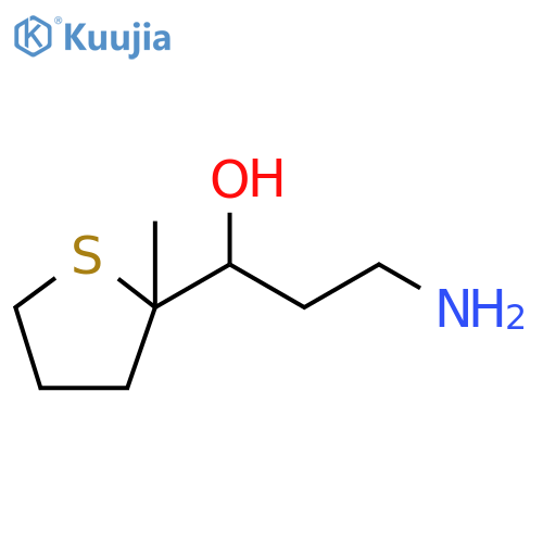 2-Thiophenemethanol, α-(2-aminoethyl)tetrahydro-2-methyl- structure