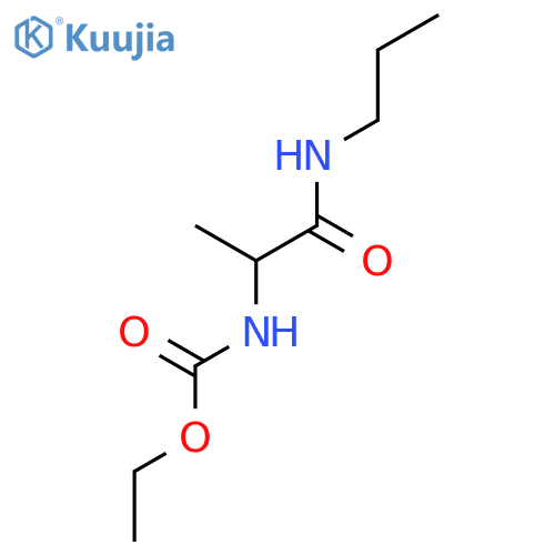 Carbamic acid, [1-methyl-2-oxo-2-(propylamino)ethyl]-, ethyl ester structure