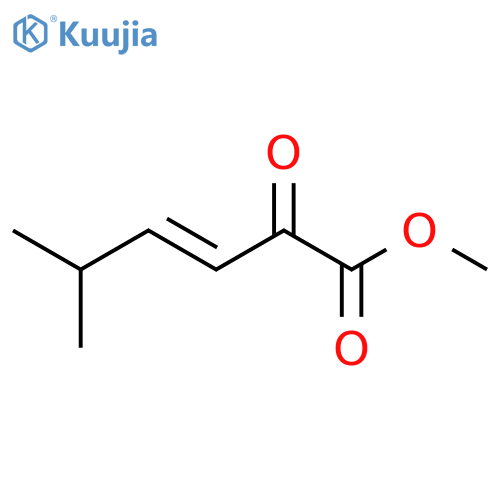 3-Hexenoic acid, 5-methyl-2-oxo-, methyl ester structure