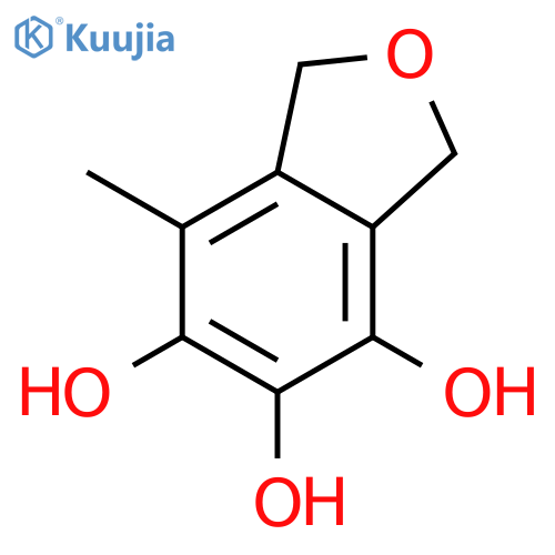 1,3-dihydro-4,5,6-trihydroxy-7-methylisobenzofuran structure