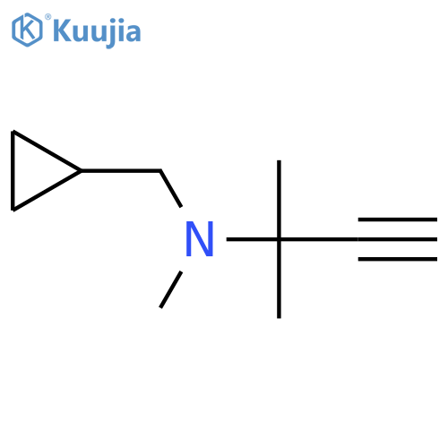 (Cyclopropylmethyl)(methyl)(2-methylbut-3-yn-2-yl)amine structure